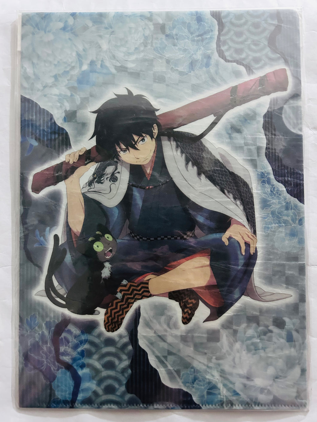 Ao no Exorcist - Okumura Rin & Kuro - A4 Clear File