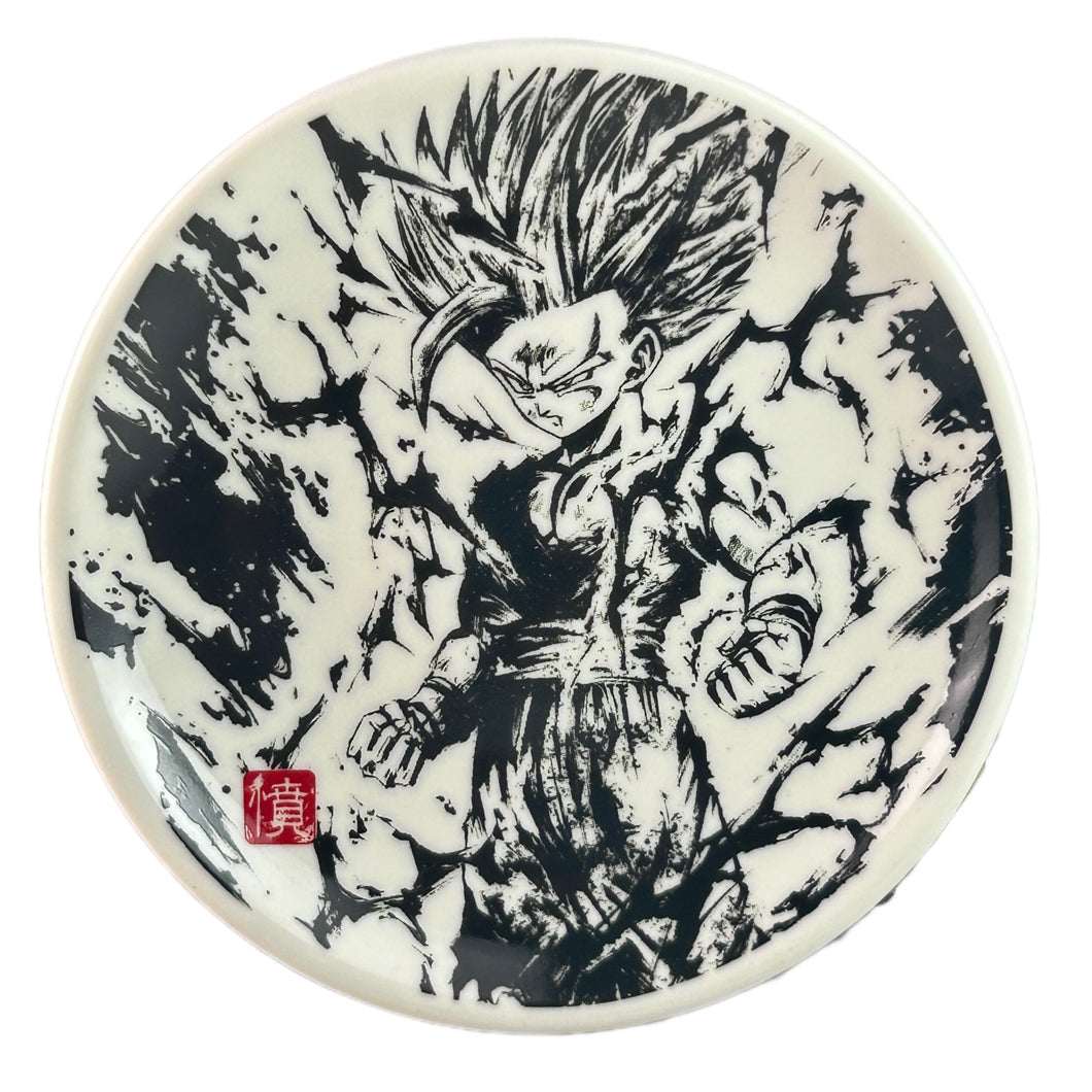 Dragon Ball Z - Son Gohan SSJ2 - Small Plate - Kozara - Sumi-shiki