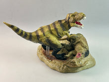 Load image into Gallery viewer, Tyrannosaurus &amp; Parasaurolophus - Dinosaur Figures Scene - Diorama
