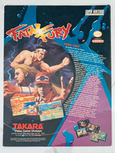 Cargar imagen en el visor de la galería, Fatal Fury - SNES - Original Vintage Advertisement - Print Ads - Laminated A4 Poster
