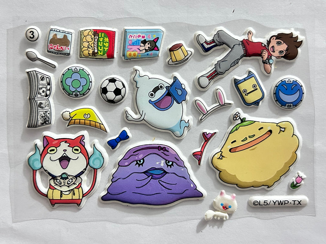 Youkai Watch - 3D Sticker Set