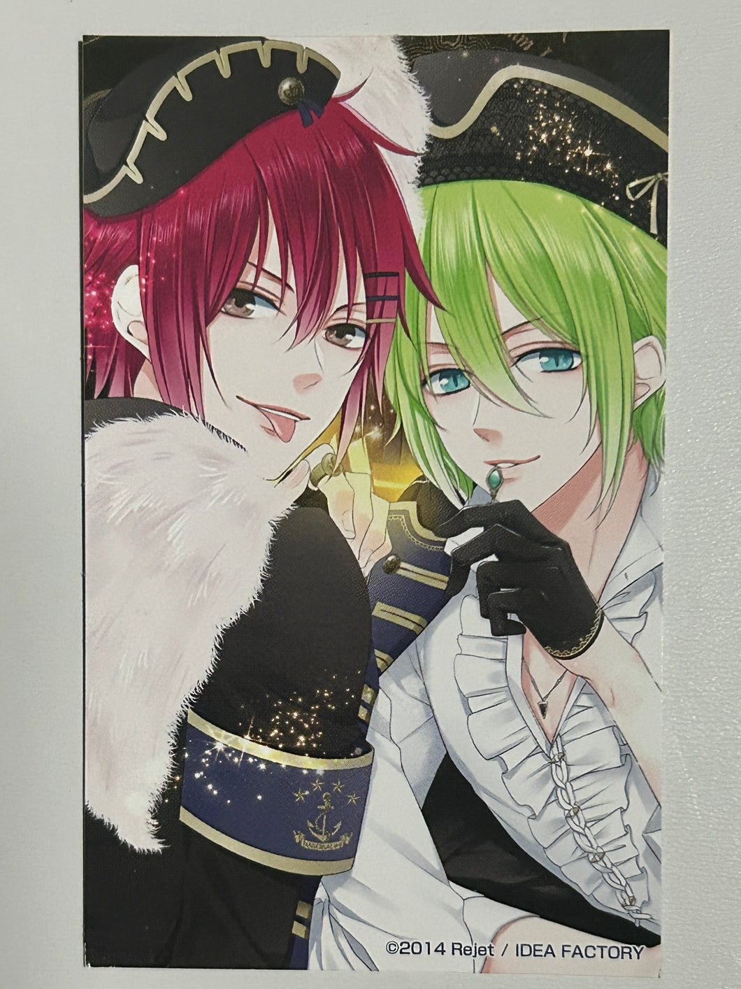 MARGINAL#4 - Kirihara Atom & Nomura L - Illustration Card with Handwritten Comment