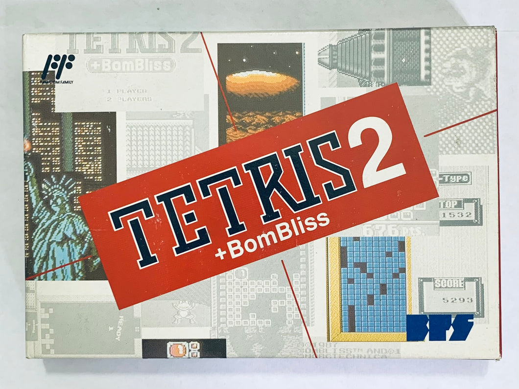 Tetris 2 + BomBliss - Famicom - Family Computer FC - Nintendo - Japan Ver. - NTSC-JP - CIB (BPS-52)