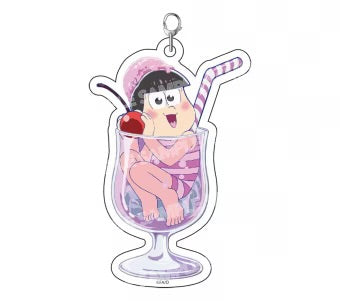 Osomatsu-san - Matsuno Todomatsu - Summer Pine Market Trading Acrylic Charm - Cream Soda Matsu ver.