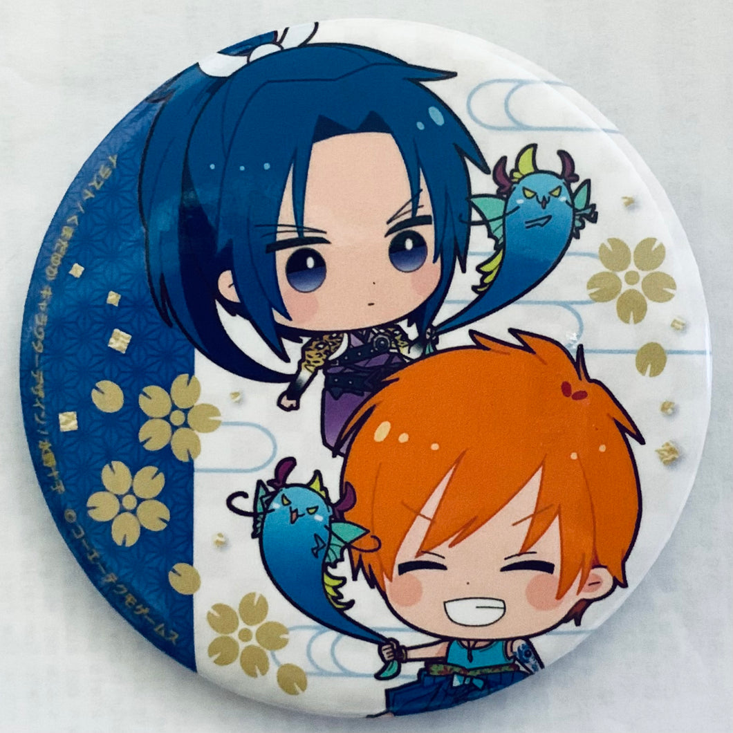 Harukanaru Toki no Naka de - Morimura Tenma & Minamoto no Yorihisa - Neo Romance Can Badge