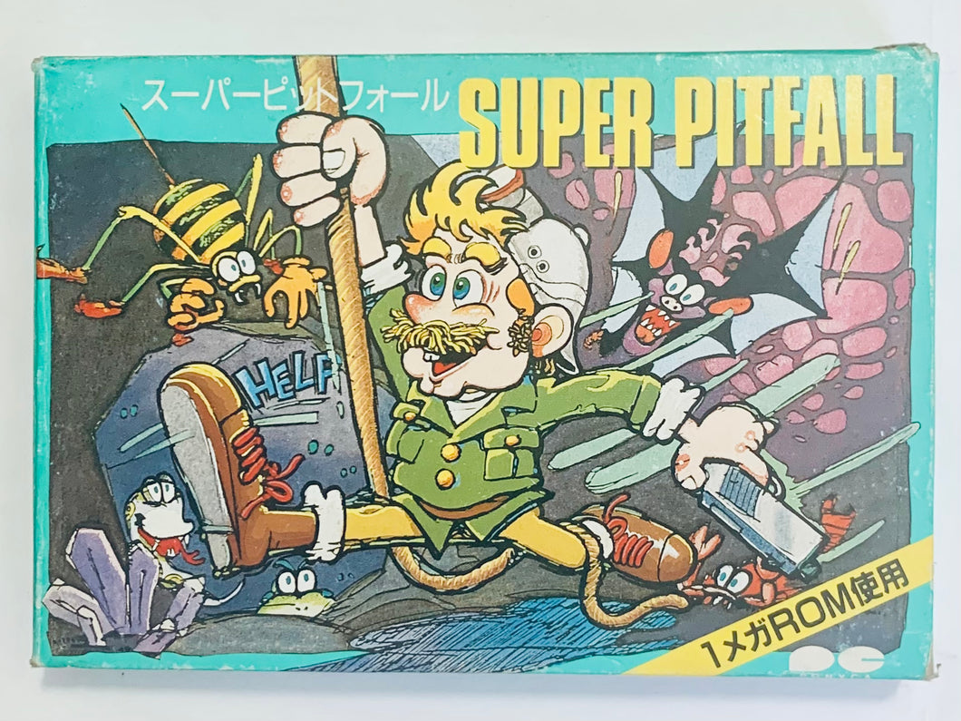 Super Pitfall - Famicom - Family Computer FC - Nintendo - Japan Ver. - NTSC-JP - CIB (PNF-PF)