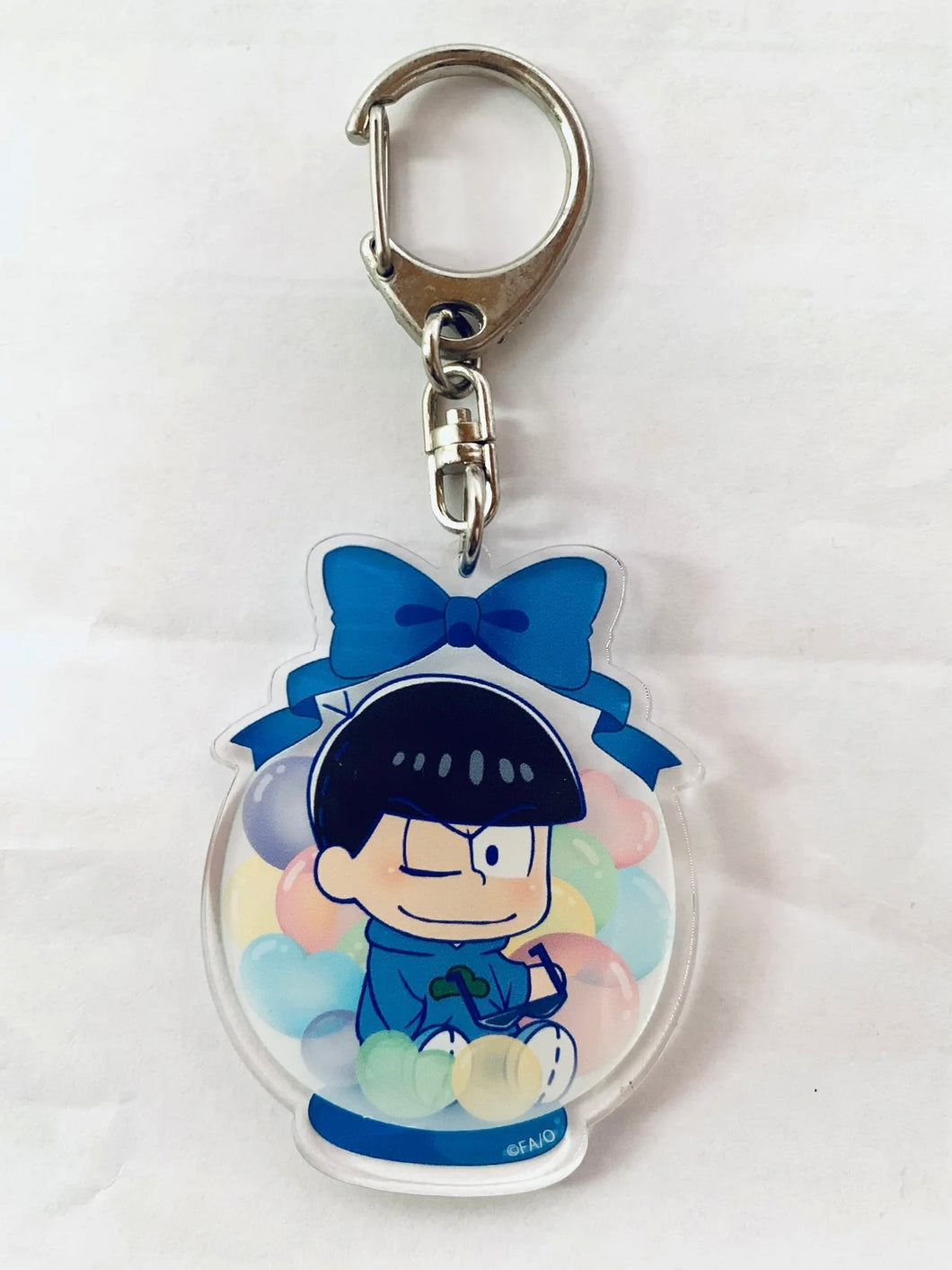 Osomatsu-san - Matsuno Karamatsu - Purishu Acrylic Keychain - Gift Balloon Ver.