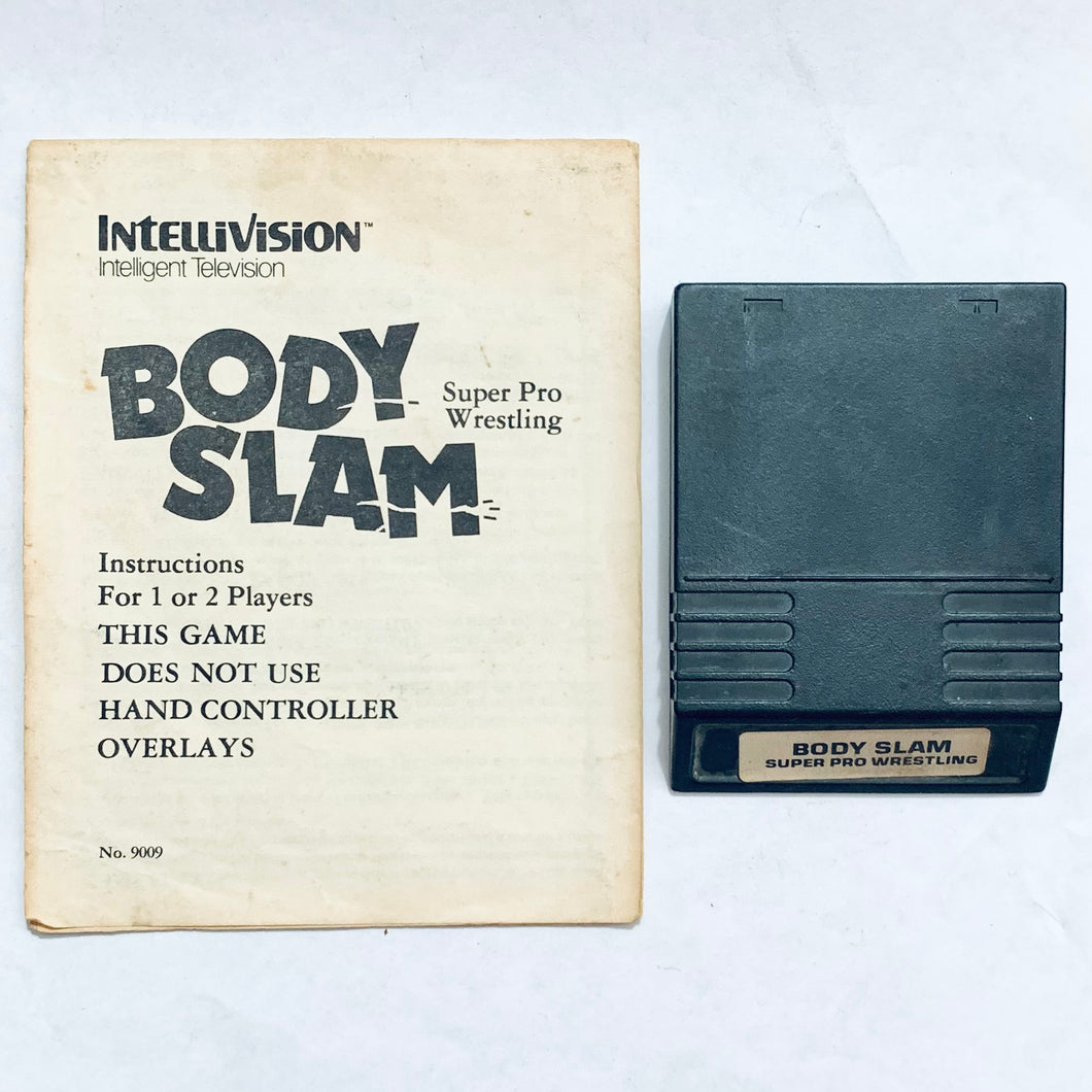 Body Slam - Mattel Intellivision - NTSC - Cart & Manual