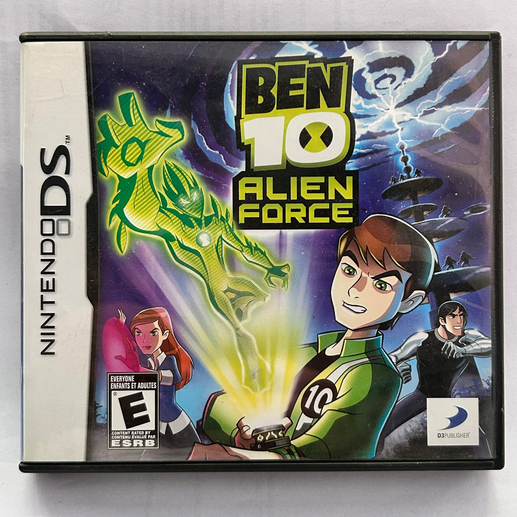 Ben 10: Alien Force - Nintendo DS / DSLite DSi XL - NTSC - CIB (NTR-CBQE-USA)