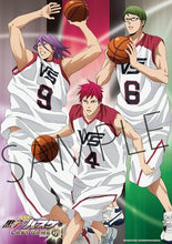 Cargar imagen en el visor de la galería, Gekijouban Kuroko no Basket Last Game - Akashi Seijuurou, Midorima Shintarou &amp; Murasakibara Atsushi - A3 Clear Poster
