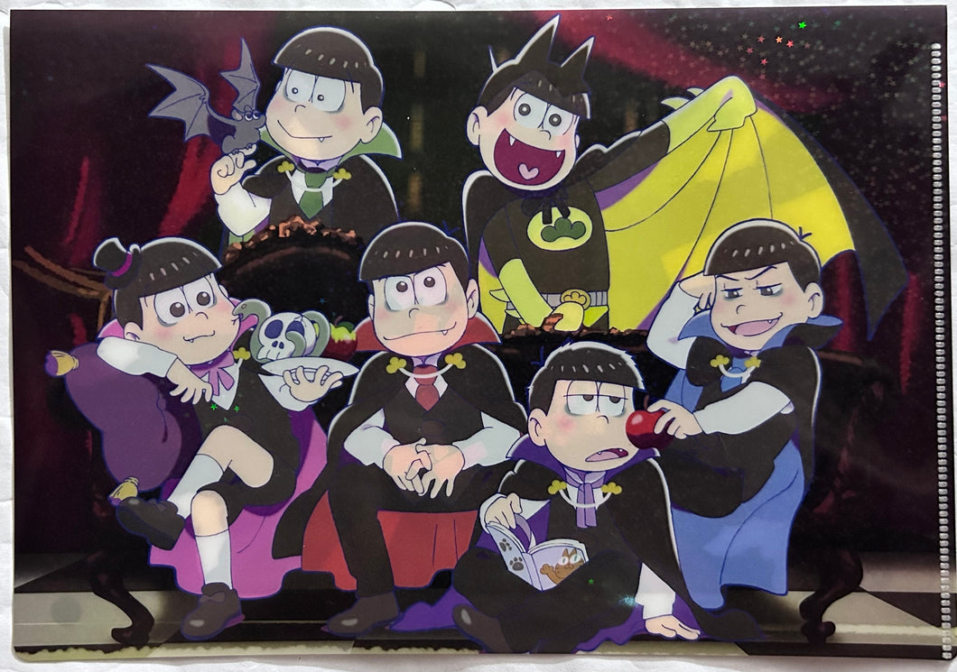 Gekkan Asuka Osomatsu-san B5 Clear File - Halloween ver.