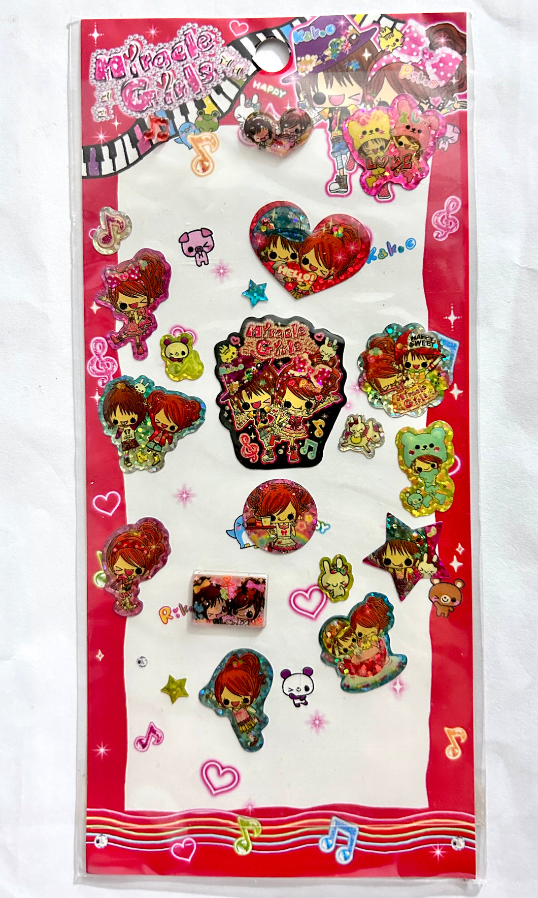 Kamio Japan Characters - Miracle Girls - Sticker Set