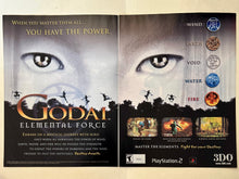 Load image into Gallery viewer, GoDai: Elemental Force - PS2 - Original Vintage Advertisement - Print Ads - Laminated A3 Poster
