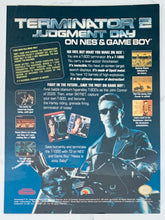Cargar imagen en el visor de la galería, Terminator 2: Judgment Day - NES GB - Original Vintage Advertisement - Print Ads - Laminated A4 Poster
