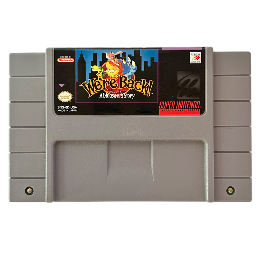 We’re back! A Dinosaur Story - Super Nintendo - SNES - NTSC-US - Cart (SNS-6D-USA)