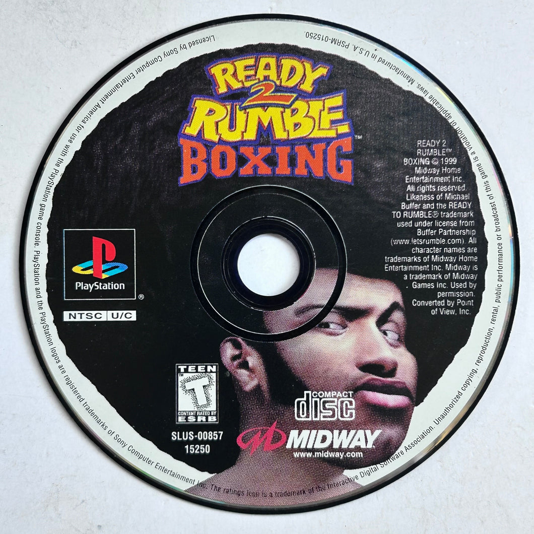 Ready 2 Rumble Boxing - PlayStation - PS1 / PSOne / PS2 / PS3 - NTSC - Disc & Manual (SCUS-00857)