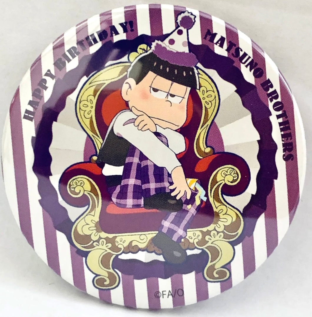 Osomatsu-san - Matsuno Ichimatsu - Trading Can Badge - Birthday ver.