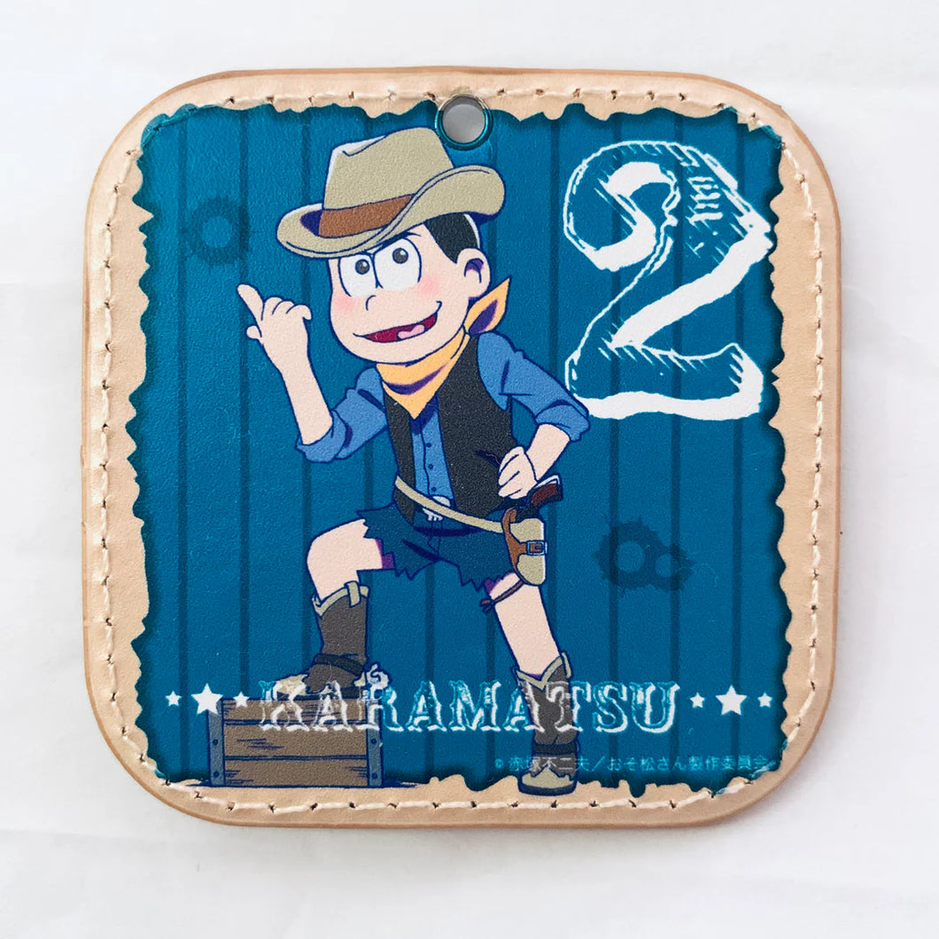 Osomatsu-san - Matsuno Karamatsu - Leather Mirror Charm