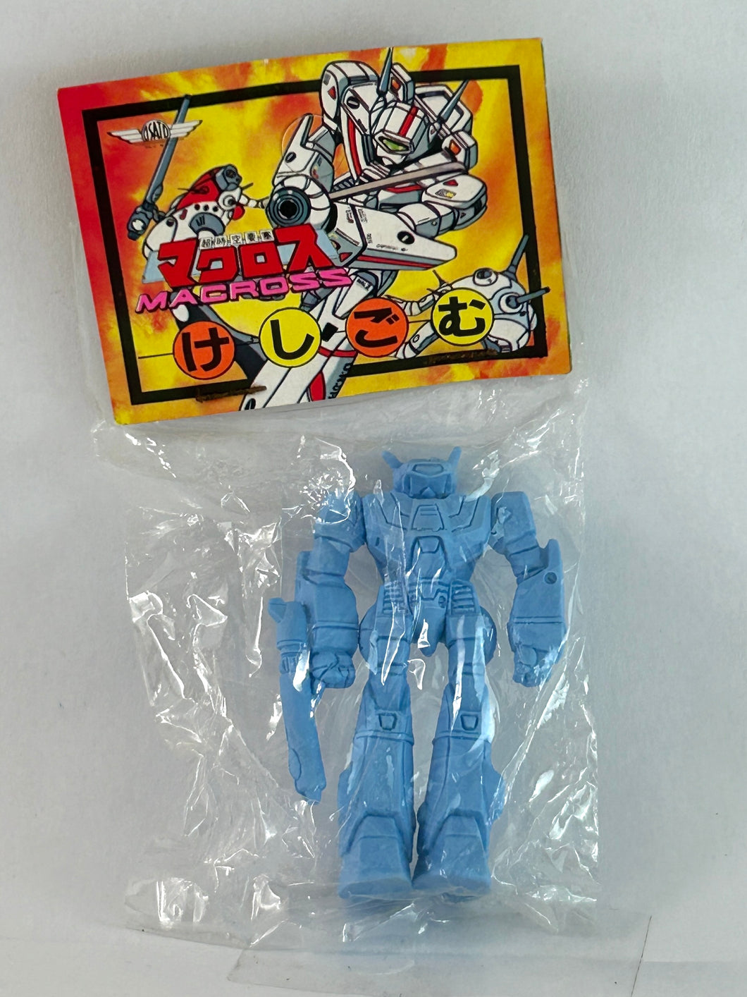 Macross - VF-1J Valkyrie - Eraser Figure - Keshigomu - Blue ver.