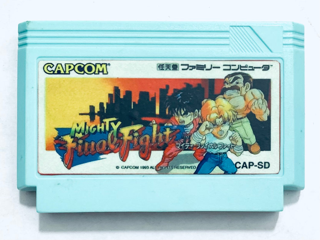 Mighty Final Fight - Famiclone - FC / NES - Vintage - Blue Cart