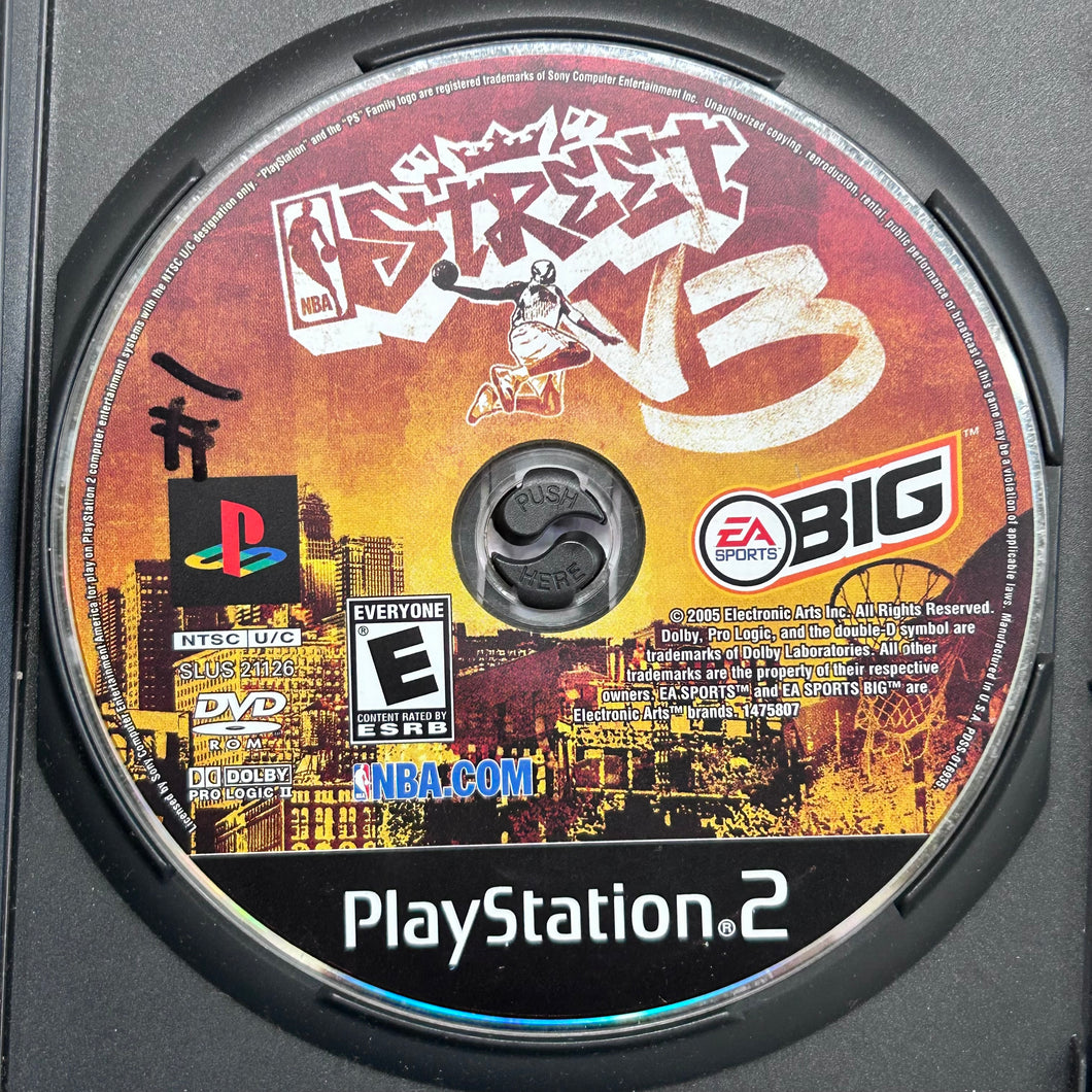 NBA Street V3 - PlayStation 2 - PS2 / PSTwo - NTSC - Disc (SLUS-21126)