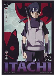 Ichiban Kuji Naruto Shippuuden Shinobi no Kizuna (Prize G) - A3 Clear Poster - Uchiha Itachi