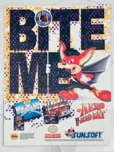 Load image into Gallery viewer, Aero The Acro-Bat - SNES Genesis - Original Vintage Advertisement - Print Ads - Laminated A4 Poster
