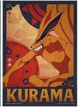 Cargar imagen en el visor de la galería, Ichiban Kuji Naruto Shippuuden Shinobi no Kizuna (Prize G) - A3 Clear Poster - Kyuubi / Kurama
