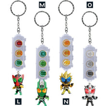 Load image into Gallery viewer, Kamen Rider OOO - GataKiriBa Combo - Mascot &amp; Relief Keychain
