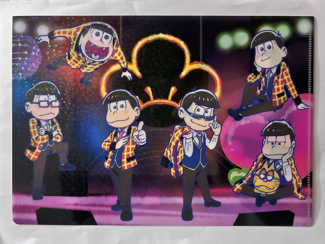 Dengeki Maoh Osomatsu-san B5 Sparkling Clear File