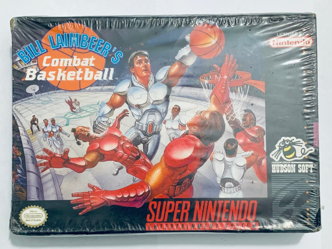 Bill Laimbeer's Combat Basketball - Super Nintendo - SNES - NTSC-US - NOS (SNS-CB-USA)