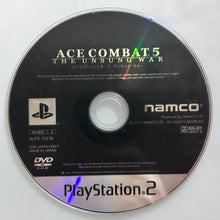 Load image into Gallery viewer, Ace Combat 5: The Unsung War - PlayStation 2 - PS2 / PSTwo / PS3 - NTSC-JP - Disc (SLPS-73218)
