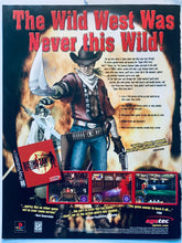 Cargar imagen en el visor de la galería, Rising Zan: The Samurai Gunman - PlayStation - Original Vintage Advertisement - Print Ads - Laminated A4 Poster
