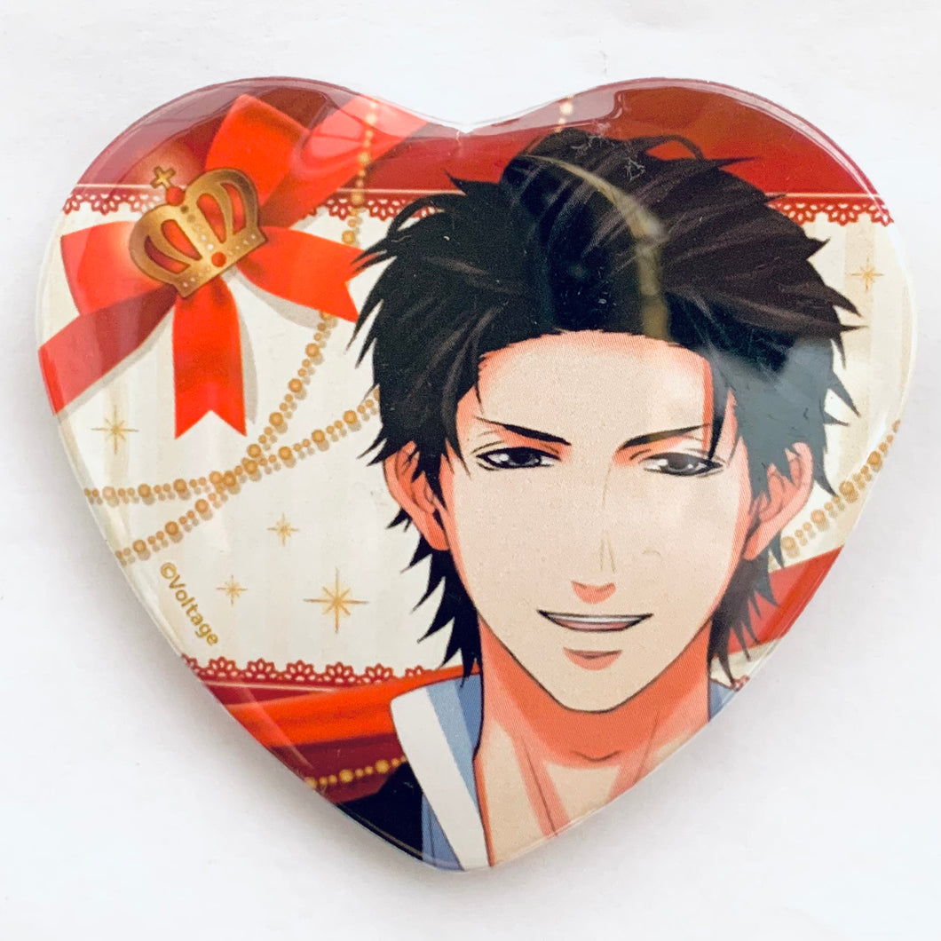 Metro PD: Close to You / Tokubetsu Sousa ★ Mitchaku 24-ji - Kirisawa Hiroshi - Heart-shaped Can Badge