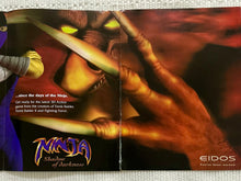 Load image into Gallery viewer, Ninja: Shadow of Darkness - PlayStation - Original Vintage Advertisement - Print Ads - Laminated A3 Poster
