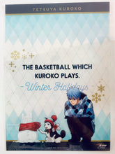 Load image into Gallery viewer, Kuroko&#39;s Basketball - A4 Clear Poster - Tetsuya Kuroko - Kuroko&#39;s Winter Vacation in J-WORLD TOKYO - Mini Game Snowball Garapon C Prize
