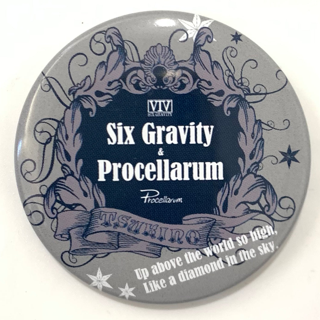 Tsukiuta. - Six Gravity & Procellaeum - Can Badge - Spring Fan Festival 2014 - Point Exchange Bonus