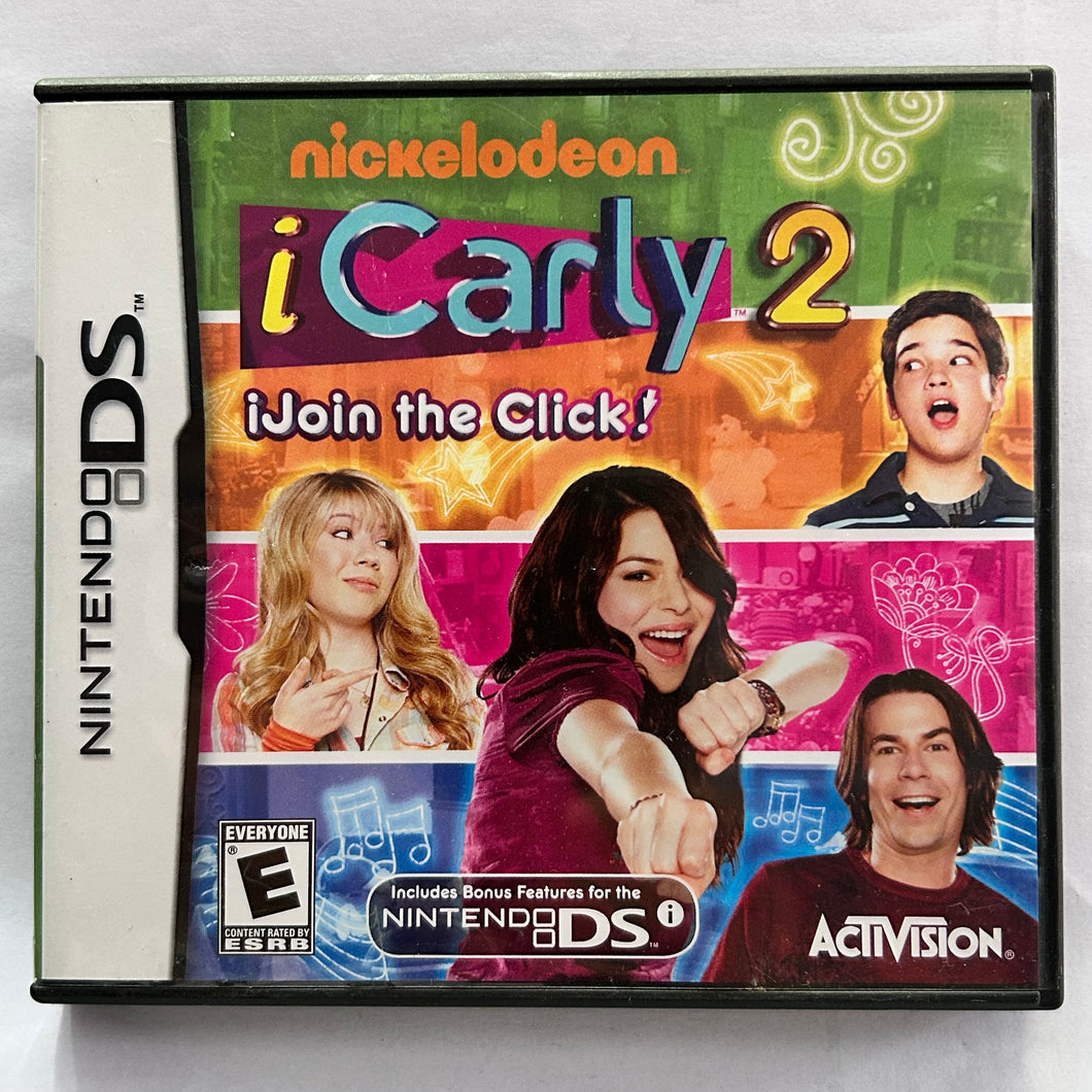 iCarly 2: iJoin The Click! - Nintendo DS / DSLite DSi XL - NTSC - Box & Manual (TWL-VIJE-USA)