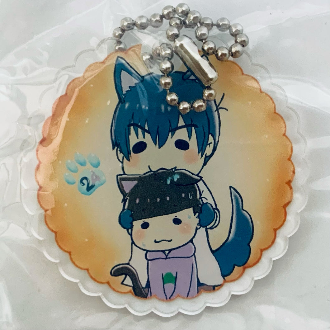 Osomatsu-san - Ichimatsu & Karamatsu - Acrylic Keychain - Doujin Goods
