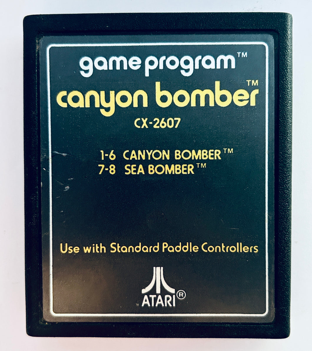 Canyon Bomber - Atari 2600 VCS - NTSC - Cartridge (CX2607)