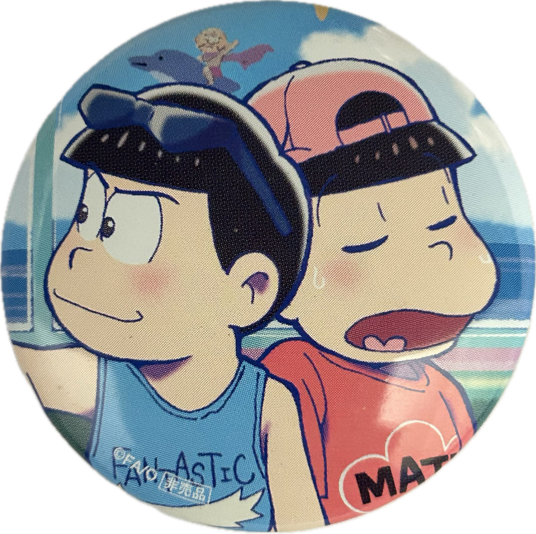 Osomatsu-san - Osomatsu & Karamatsu - Novel Bonus Can Badge