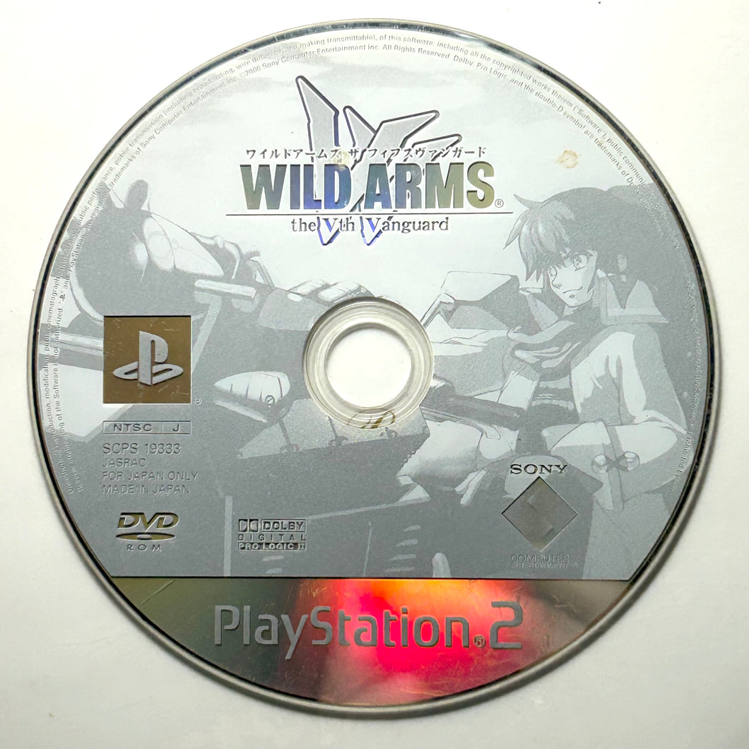 Wild ARMs: The Vth Vanguard - PlayStation 2 - PS2 / PSTwo / PS3 - NTSC-JP - Disc (SCPS-19333)
