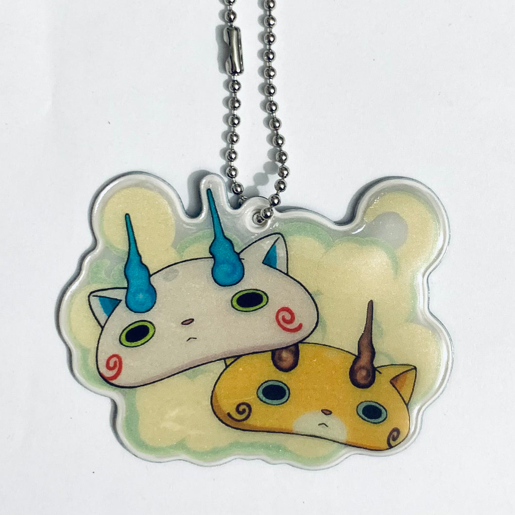 Youkai Watch - Komasan & Komajirou - Reflective Mascot Keychain (YW-07B)