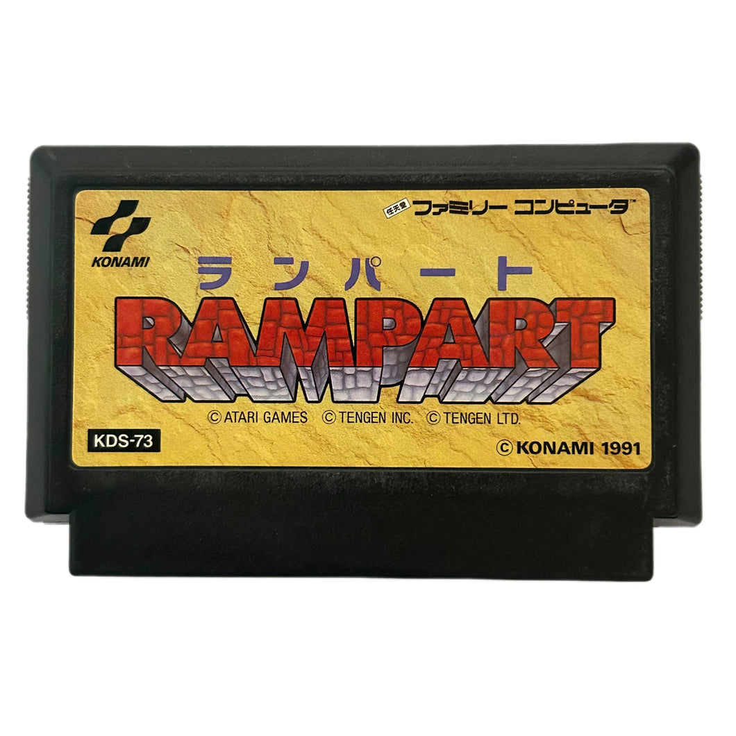 Rampart - Famicom - Family Computer FC - Nintendo - Japan Ver. - NTSC-JP - Cart (KDS-73)