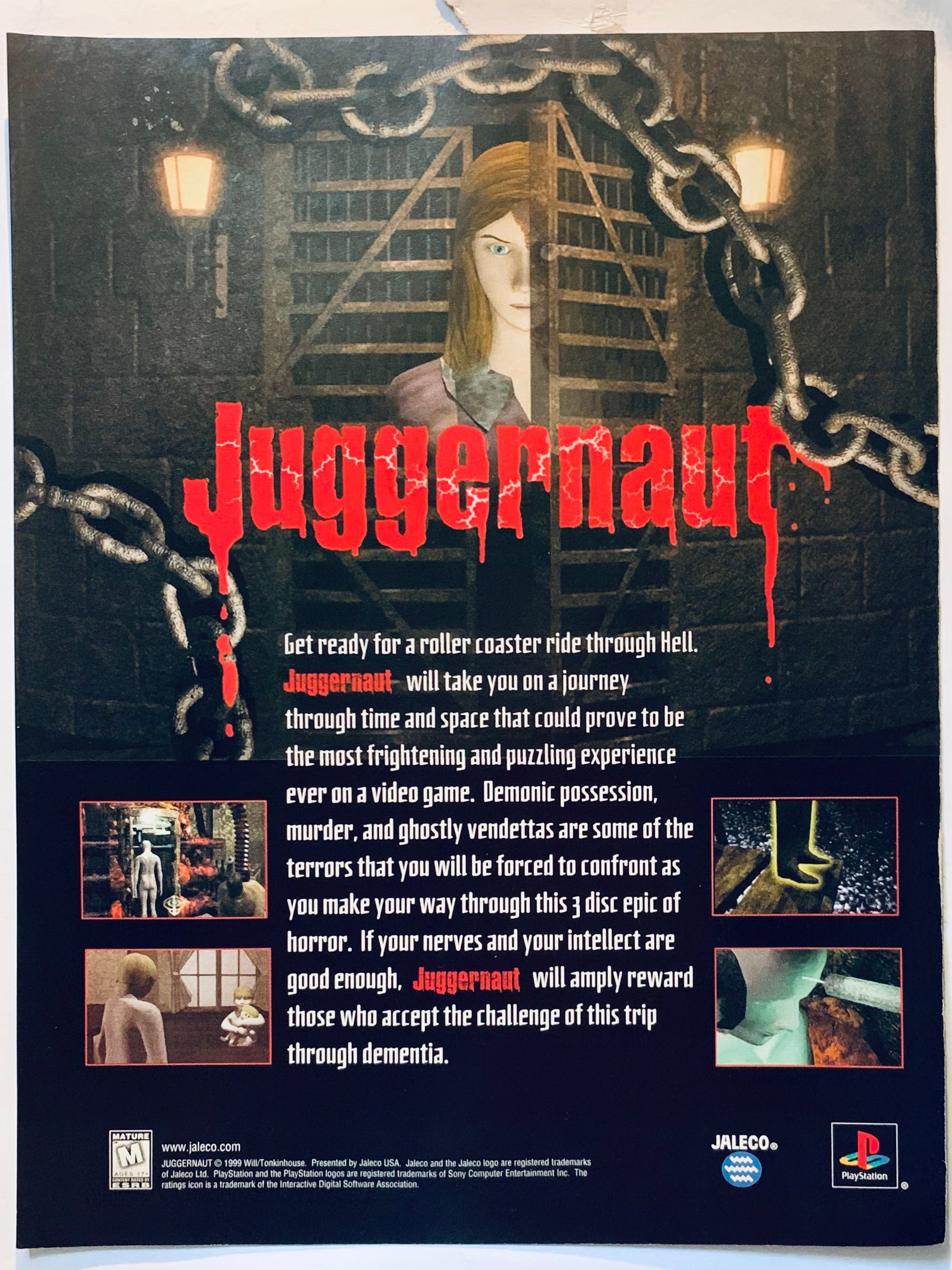 Juggernaut - PlayStation - Original Vintage Advertisement - Print Ads ...