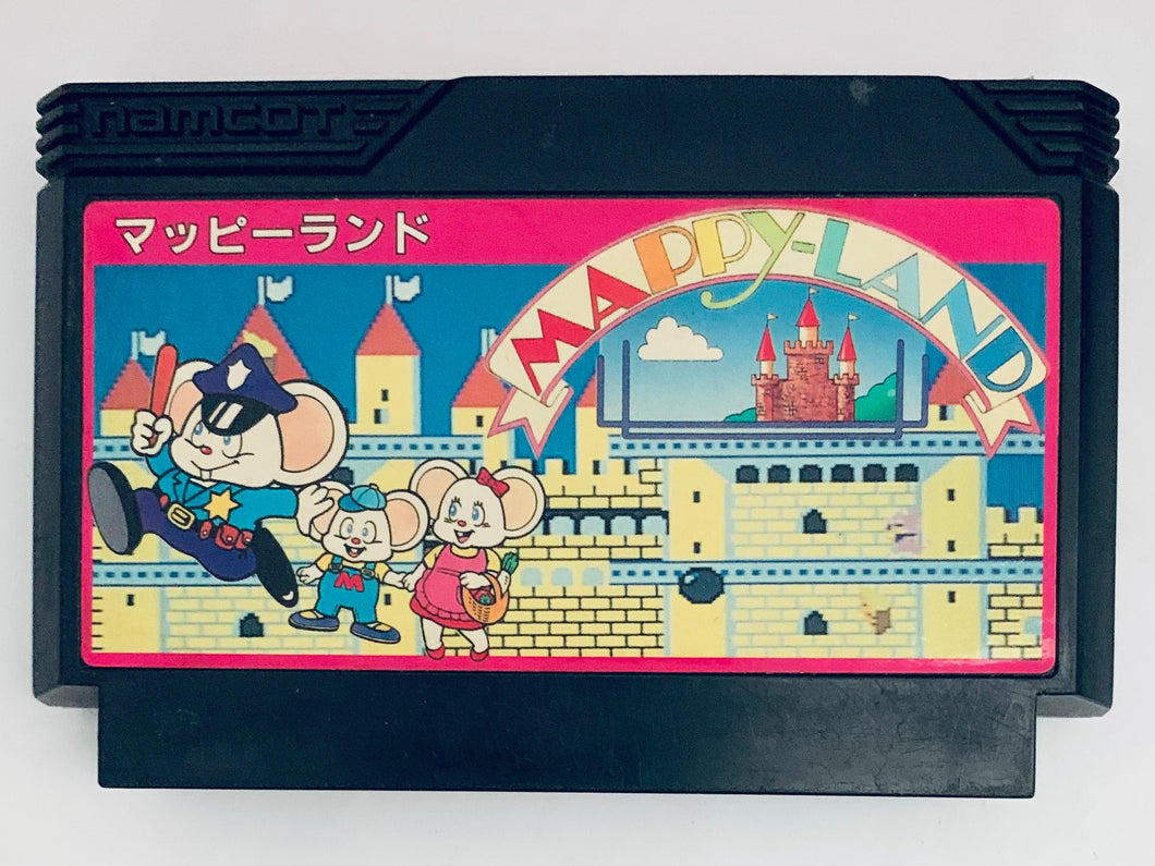 Mappy-Land - Famicom - Family Computer FC - Nintendo - Japan Ver. - NTSC-JP - Cart