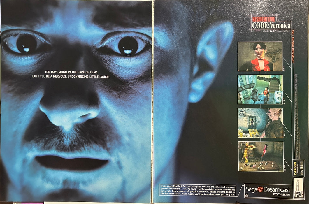 Resident Evil Code: Veronica - Dreamcast - Print Ads - A3 Poster ...