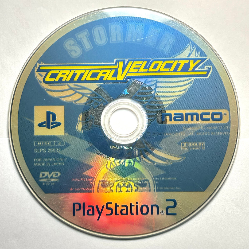 Critical Velocity - PlayStation 2 - PS2 / PSTwo / PS3 - NTSC-JP - Disc (SLPS-25532)