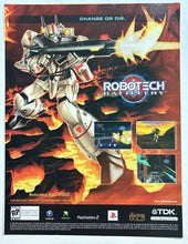 Cargar imagen en el visor de la galería, Robotech Battlecry - PS2 Xbox NGC - Print Ads - A4 Poster
