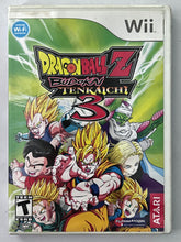 Load image into Gallery viewer, Dragon Ball Z: Budokai Tenkaichi 3 - Nintendo Wii / Wii U - NTSC - Box &amp; Manual (RVL-RDSE-USA)
